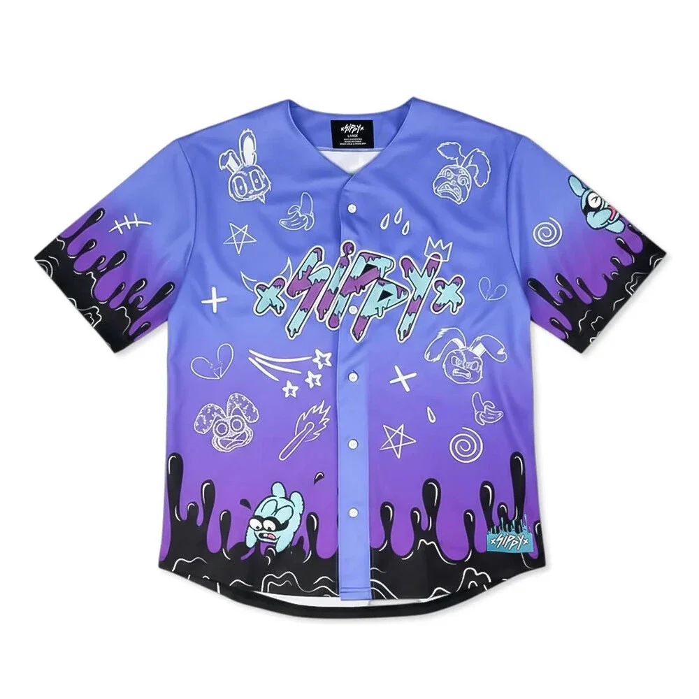 Sippy - Drippy Bunny Baseball Jersey Small S SIze